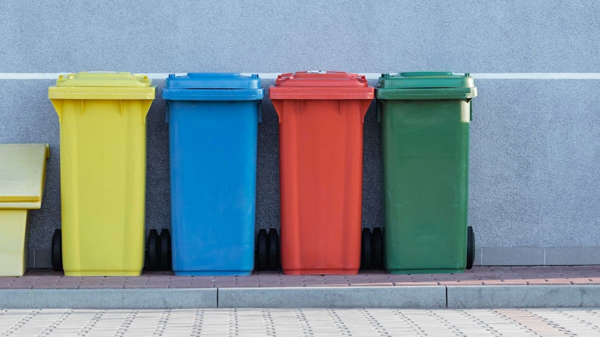 Where Does Your Junk Actually Go After Removal in Dubai? Modern waste sorting and material recovery facility in Dubai industrial sector with categorized recycling bays